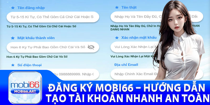 Đăng Ký Mobi66 – Hướng Dẫn Tạo Tài Khoản Nhanh An Toàn