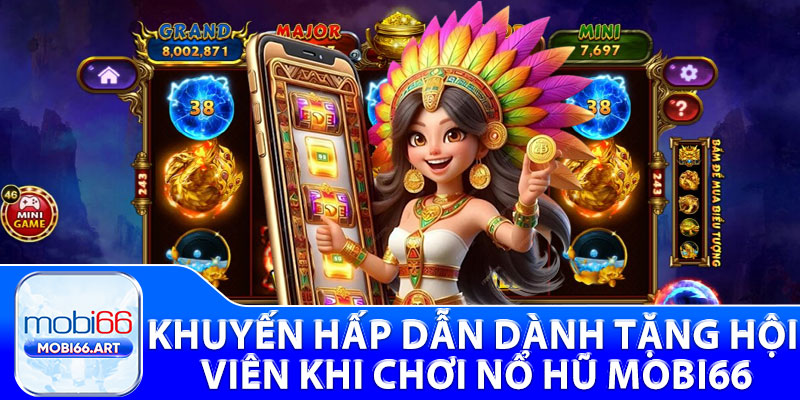 Khuyến hấp dẫn dành tặng hội viên khi chơi nổ hũ Mobi66