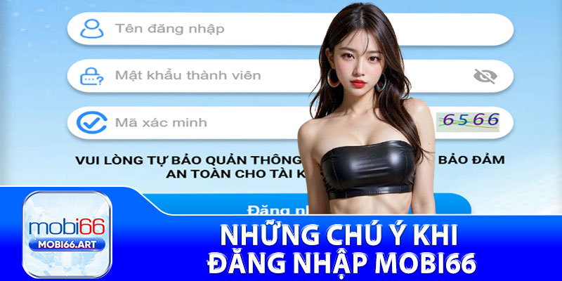 Những chú ý khi đăng nhập Mobi66